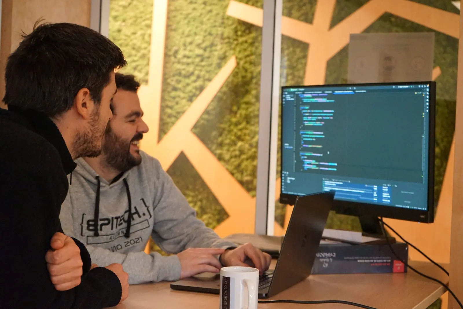 Pair code review at the Marseille workshop